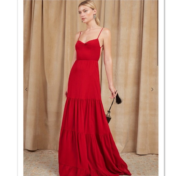 Reformation Fiji Dress in Black - Picture 5 of 5